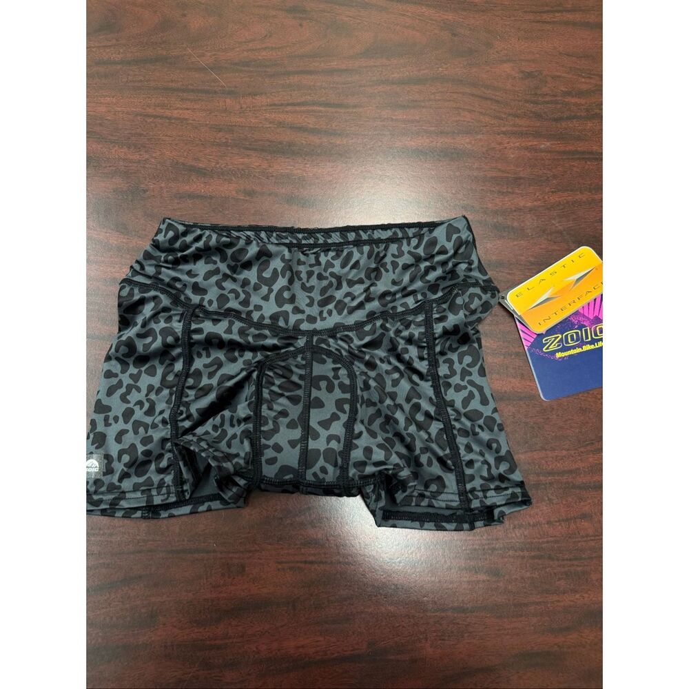 NWT Zoic Cheetah Print Barley There Liner Mountain Bike Shorts- Small